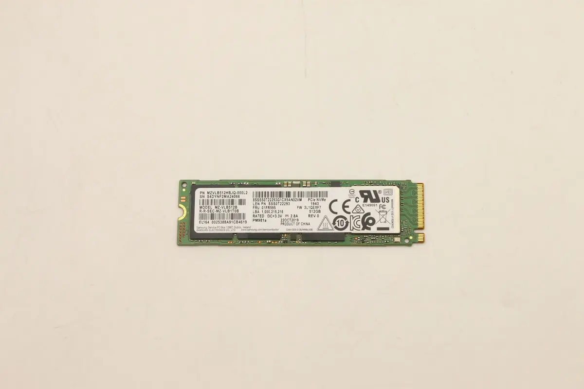 Cietais disks Lenovo SSD SAM PM981a