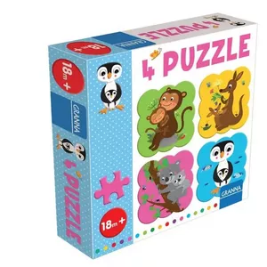 Пазл Granna Puzzle z Pingwinem — 4 пазла по 4 элемента