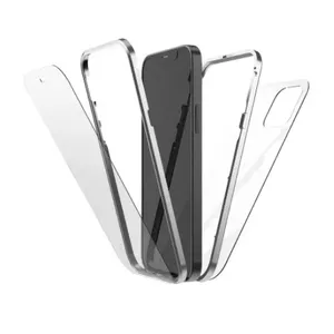 Vāks Hama 360° Glass iPhone 13 15.5 cm (6.1") Sudraba Caurspīdīgs