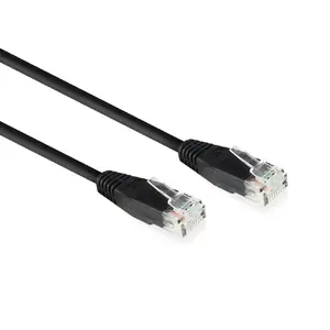 Патч-кабель ACT Black 5.0 метра U/UTP CAT6