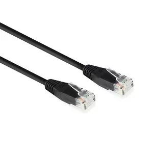 Patch Cable ACT Black 0.9m U/UTP CAT6