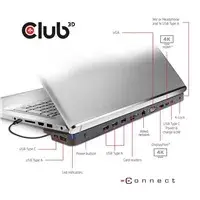 Док-станция CLUB3D UNIVERSAL USB Gen1 Type-C Photo 3