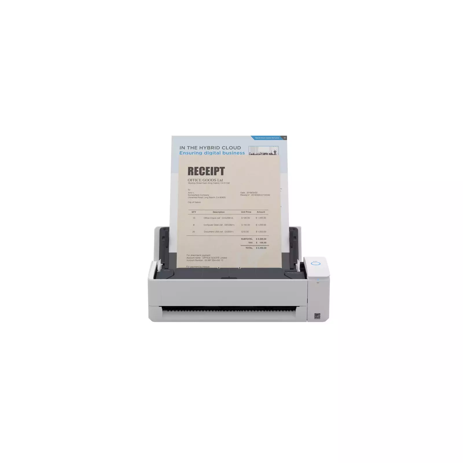 Ricoh ScanSnap iX1300 ADF Scanner - 600 dpi Optical 