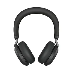 Беспроводная бинауральная гарнитура Jabra Evolve2 75 USB-A UC черного цвета с Bluetooth и встроенным микрофоном