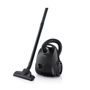 Cylinder vacuum Bosch Serie 2 BGBS2LB1 — 600 W, 3.5 L dust bag, telescopic tube, 8 m radius, black
