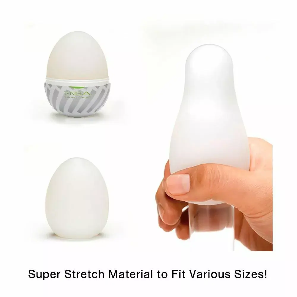 Мастурбатор TENGA Silicone White Egg Brush 6 шт Photo 3