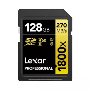 Memory Card Lexar 128GB SDXC UHS-II LSD1800128G-BNNNG