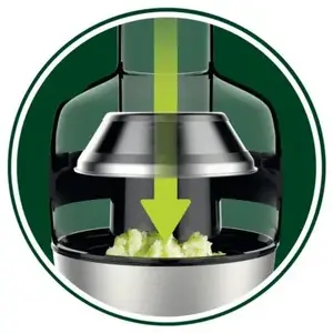 Pulp naturally falls into one container