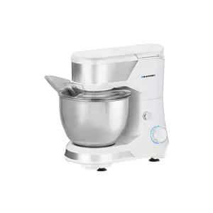 Кухонный миксер BLAUPUNKT SMM501 — чаша 5 л из нержавеющей стали, 1000 Вт, откидная голова, поворотное управление, белый