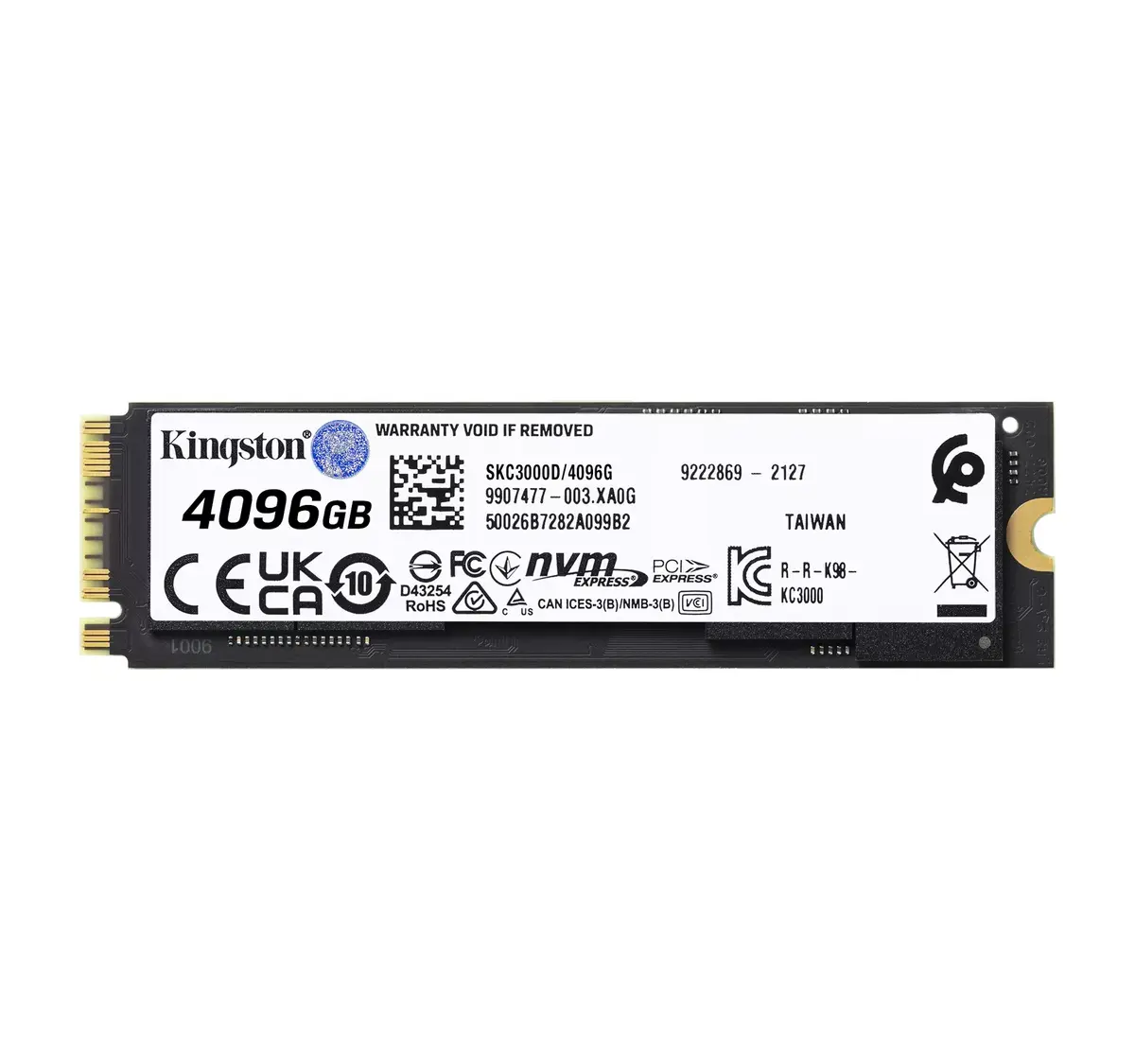 SSD диск Kingston Technology 4096G KC3000 Photo 2