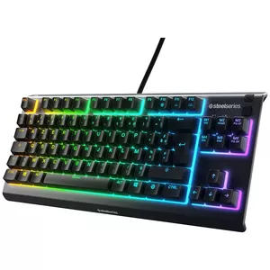 Spēļu Spēļu Steelseries APEX 3 TKL QWERTY US English Black