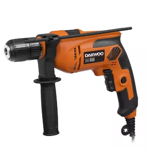 Daewoo DAD 850 дрель 2800 RPM Без ключа 1,9 kg Черный, Оранжевый