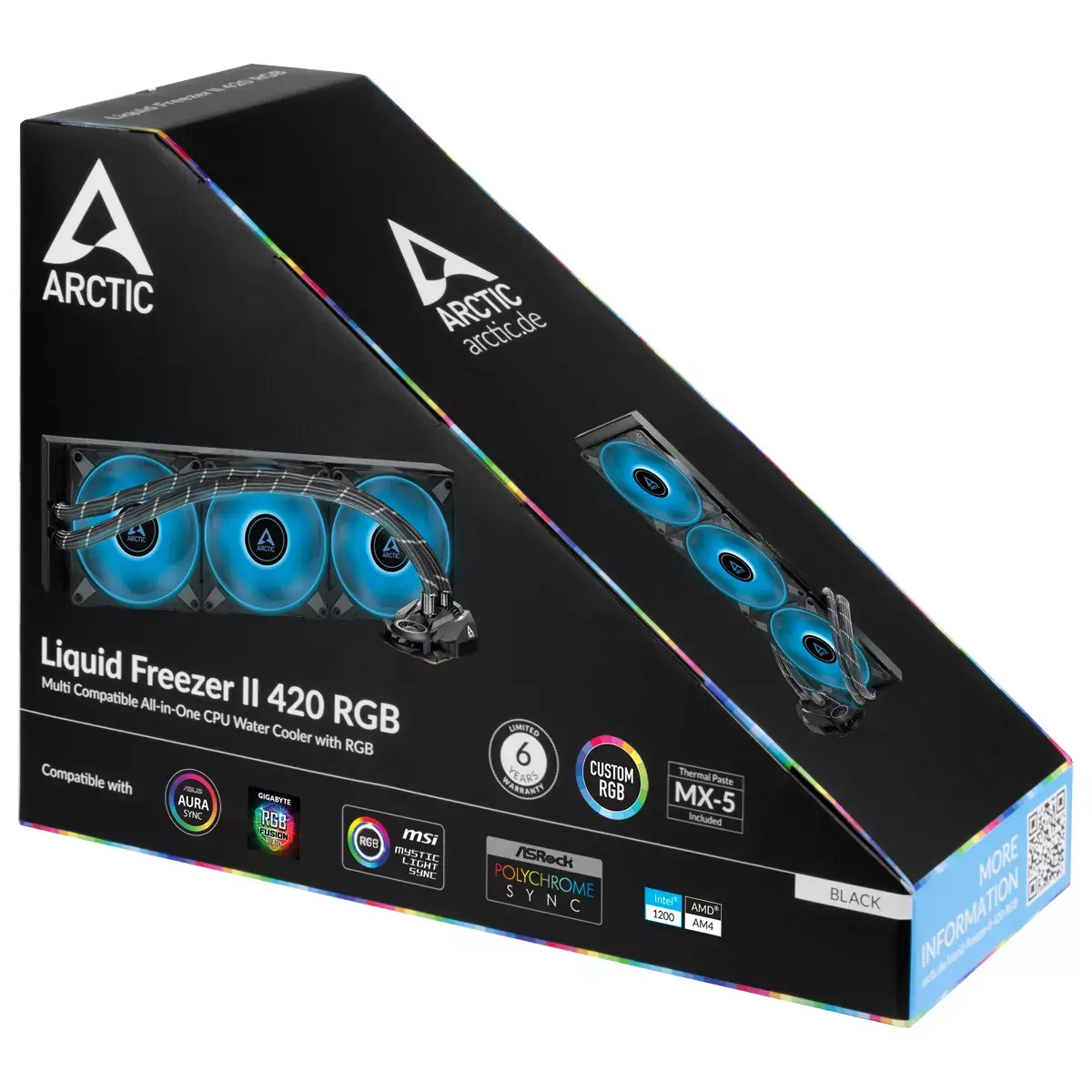 Система жидкостного охлаждения ARCTIC Liquid Freezer II 420 RGB Photo 6