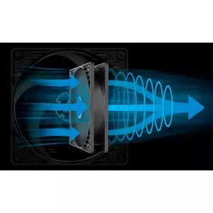 Fan optimized on static pressure