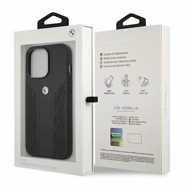 Ādas maciņš BMW BMHCP13LRSPPK priekš iPhone 13 Photo 6