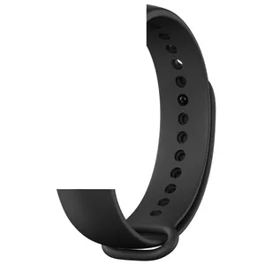 Силиконовый ремешок Devia для Xiaomi Mi Band 5 / Mi Band 6 — чёрный