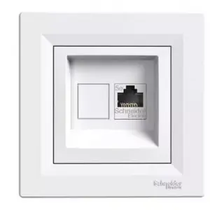 Сетевой разъем Schneider Electric RJ45 кат.6 UTP белый