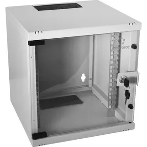Wall-mount enclosure Renkforce RF-4712212 10" 6U grey — network/server cabinet for rack-mounted equipment