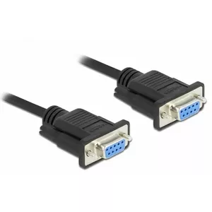 Serial Cable DeLOCK RS-232 D-Sub 9 female to female null modem 87278