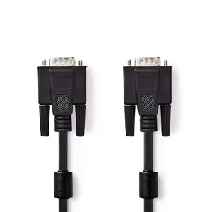 Nedis CCGP59000BK100 VGA kabelis 10 m VGA (D-Sub) pret VGA (D-Sub) vīrietis pret vīrieti melns
