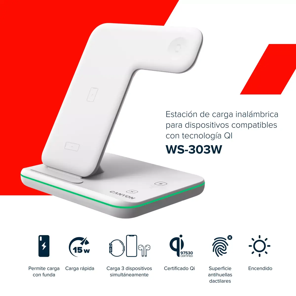 Сетевое зарядное устройство Canyon WS-303 Photo 10