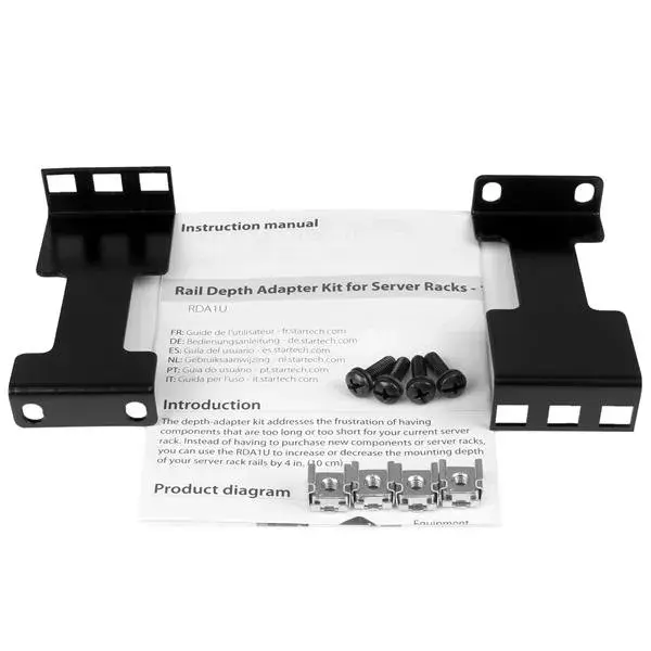 Dziļuma adapteru komplekts 1U StarTech RDA1U Photo 5