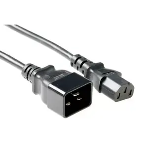 Кабель питания ACT Powercord C13 - C20 черный 1 м