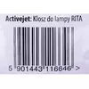 Activejet Rita Lampshade - Glass, Ecru Photo 5