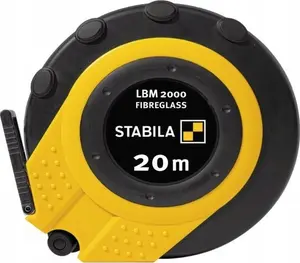 Tape measure STABILA LBM 2000 FIBREGLASS 19654 — 20 m, ABS housing