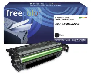 Картридж тонерный FREECOLOR CF450A совместимый с HP, черный, ресурс 12 500 стр., 1 шт.