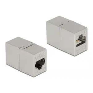 Адаптер RJ45 jack to RJ45 jack Cat.6A metal DeLOCK 87037