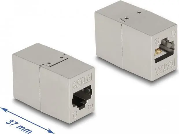 Adapteris RJ45 jack uz RJ45 jack