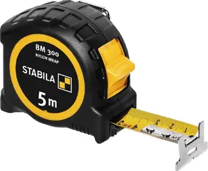 Measuring tape STABILA BM 300 model 19577 — 5 m, ABS casing