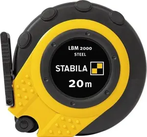 Tape measure STABILA LBM 2000 STEEL 19658 — 20 m, steel blade, ABS casing