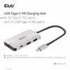 USB Хаб CLUB3D USB Gen2 Type-C PD Charging Hub Photo 4