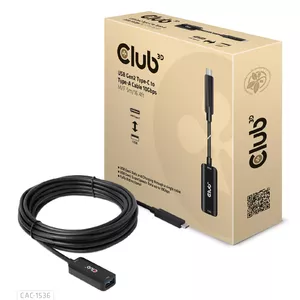 USB Gen2 Type-C to Type-A Cable CLUB3D CAC-1536 5m