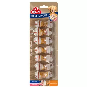 Dog Treats 8in1 Przysmak Triple Flavour XS 7 pcs — small-size training chews