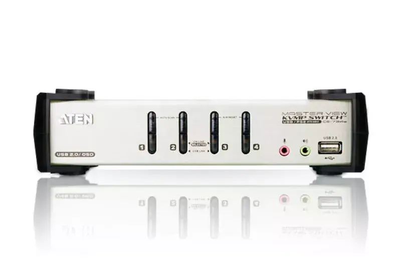 ATEN CS-1734B 4 portu USB/PS/2 VGA KVM Photo 3
