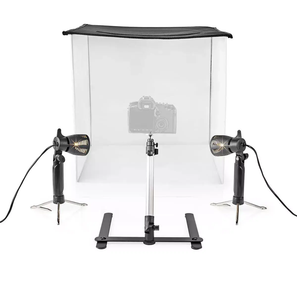 Nedis Pārnēsājams fotostudijas komplekts SKT012WT ar