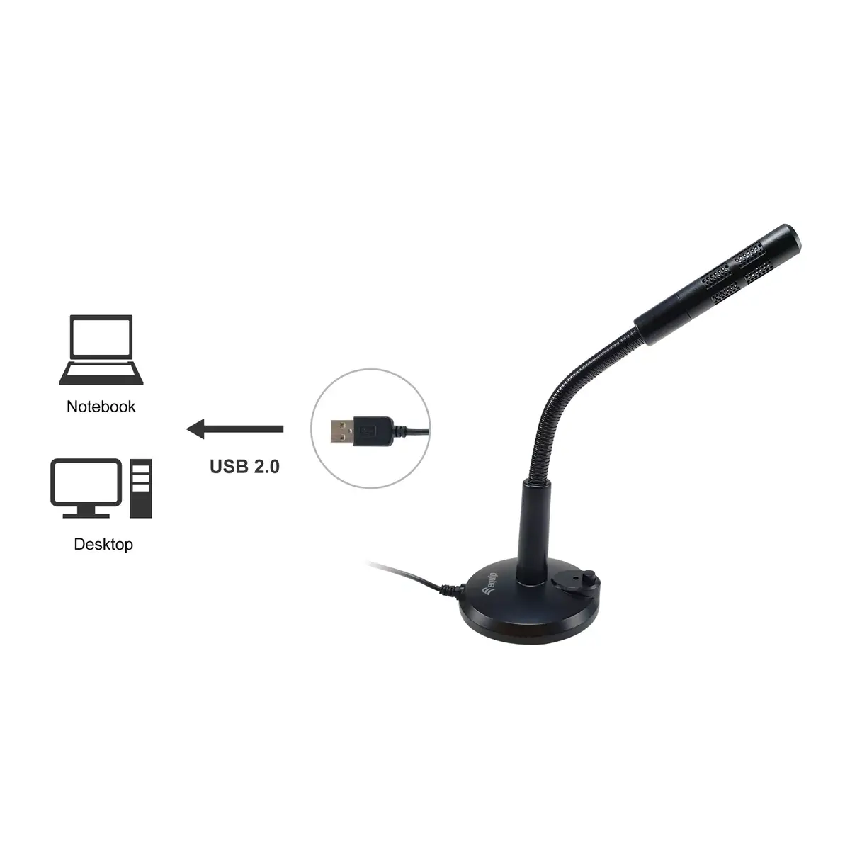 Galda mikrofons Equip USB Desk Microphone Photo 3