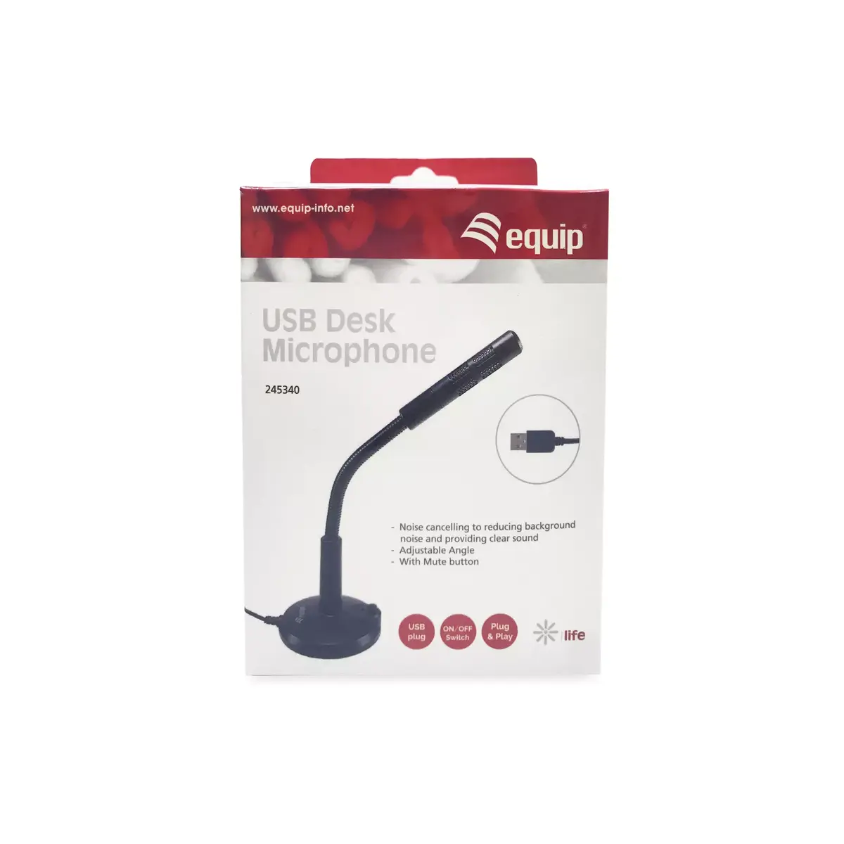 Galda mikrofons Equip USB Desk Microphone Photo 4