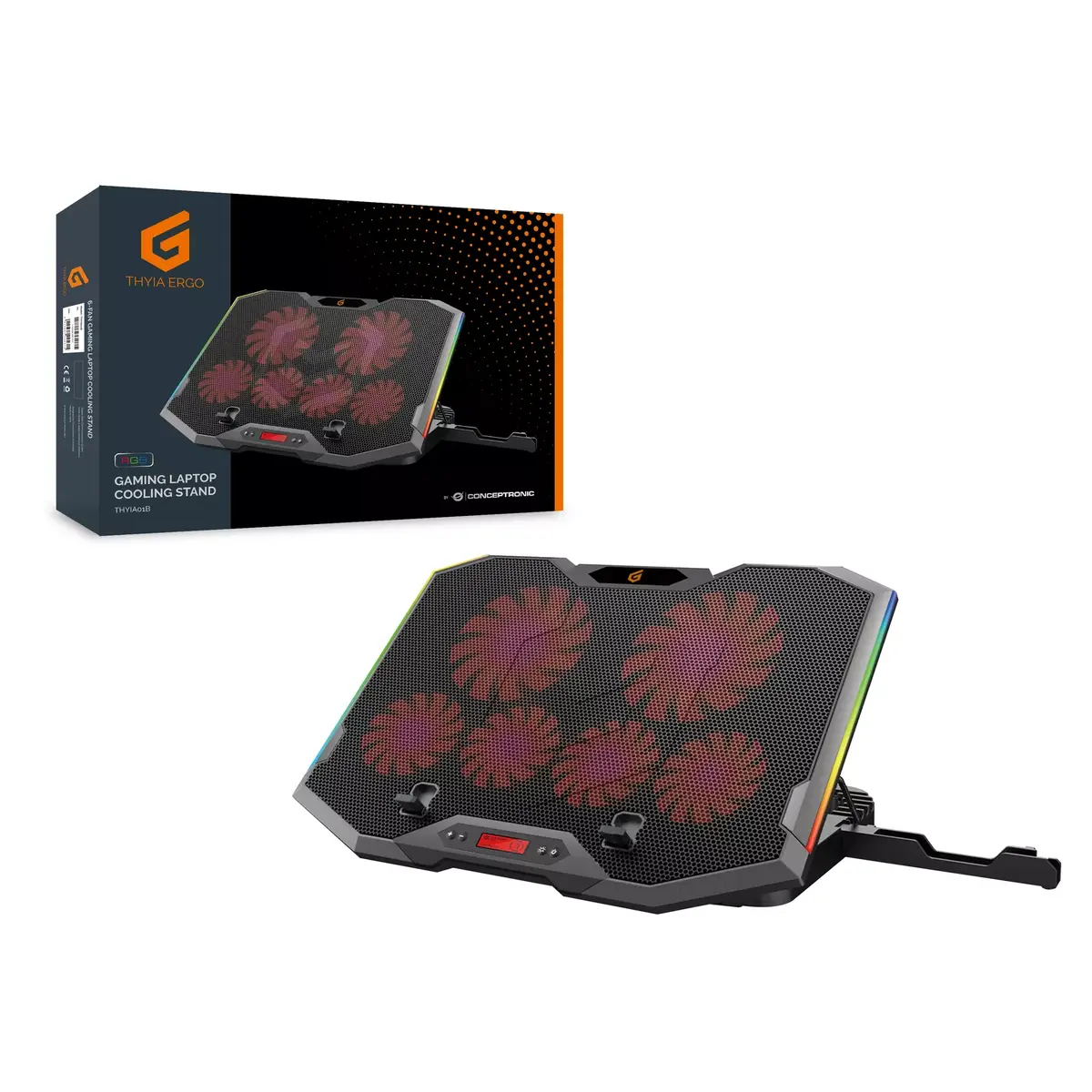 Cooling Stand Conceptronic THYIA ERGO 6-Fan Photo 2