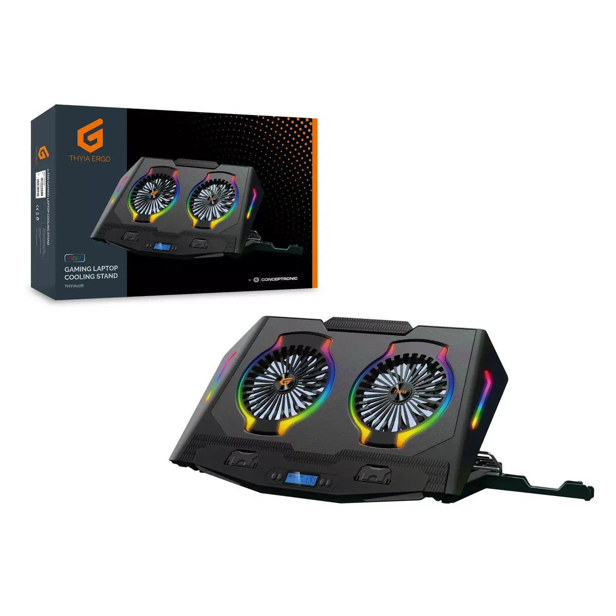 Cooling Stand Conceptronic THYIA ERGO 2-Fan Photo 2