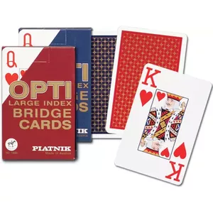 Playing cards Piatnik Opti Bridge — single deck, 55 leaves