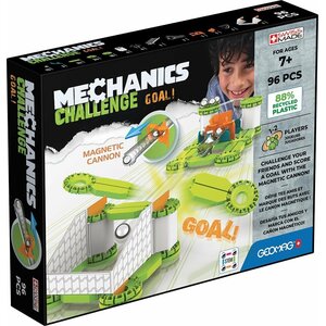 Geomag Mechanics Recycled Challenge Goal! Neodymium magnet toy