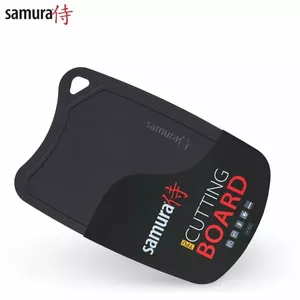 Samura Fusion SF-02B Antibacterial Thermoplastic Kitchen Cutting Board, Black