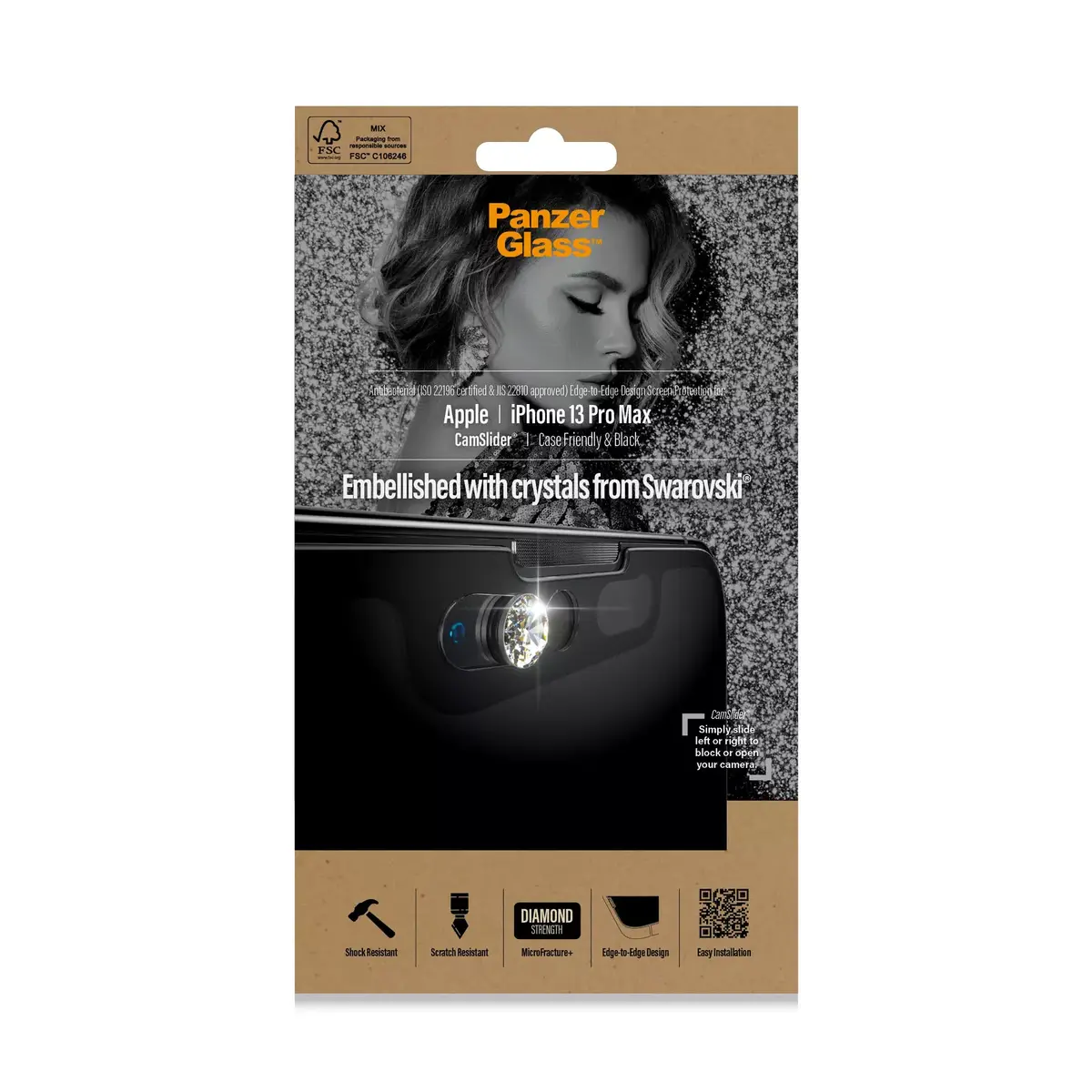 Защитное стекло PanzerGlass Apple iPhone 13 Pro Max Photo 2