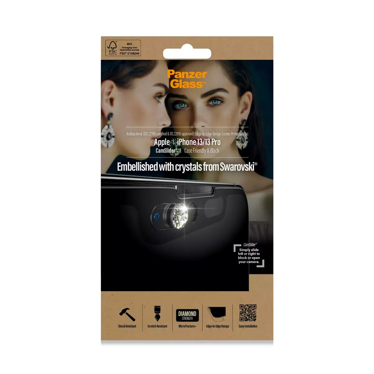 PanzerGlass CamSlider Screen Protector for iPhone 13 / 13 Pro Photo 2