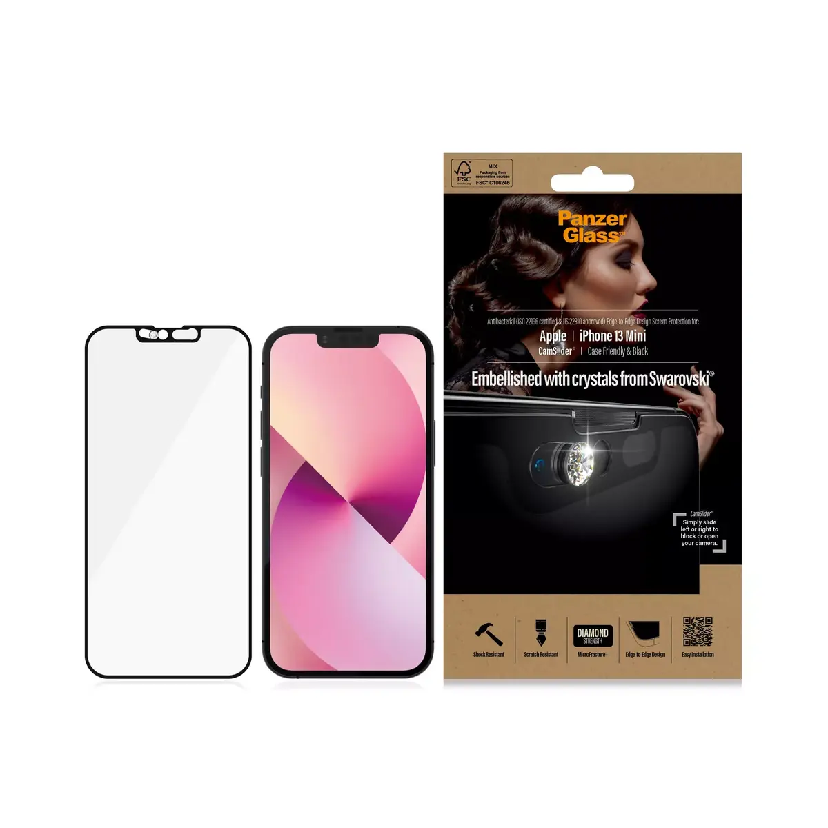 Защитное стекло PanzerGlass Apple iPhone 13 Mini Photo 3