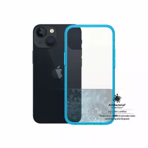 Aizsargapvalks PanzerGlass ClearCaseColor priekš Apple iPhone 13 Mini — PET un rūdīts stikls, zils